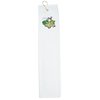 View Image 1 of 2 of Trifold Golf Towel - White - Embroidered