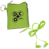 View Image 1 of 3 of Noodle Ear Buds with Pouch