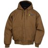 View Image 1 of 3 of Washed Cotton Duck Insulated Hooded Jacket