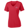 View Image 1 of 2 of Contender Athletic V-Neck T-Shirt - Ladies' - Embroidered