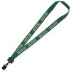 View Image 1 of 5 of Lanyard with Neck Clasp - 7/8" - 32" - Large Metal Bulldog Clip