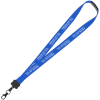 View Image 1 of 5 of Lanyard with Neck Clasp - 7/8" - 32" - Large Metal Lobster Claw