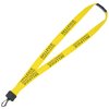 View Image 1 of 4 of Lanyard with Neck Clasp - 7/8" - 32" - Plastic Swivel Snap Hook