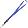 View Image 1 of 2 of Mix and Match Smooth Nylon Lanyard - 3/4" - 38" - Metal Swivel Snap Hook