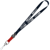 View Image 1 of 4 of Mix and Match Econ Polyester Lanyard - 3/4" - 38" - Metal Swivel Snap Hook