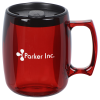 View Image 1 of 2 of Courier Mug with Lid - 12 oz. - Translucent
