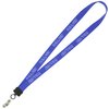 View Image 1 of 2 of Lanyard - 7/8" - 36" - Snap with Metal Bulldog Clip - 24 hr