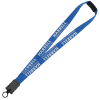 View Image 1 of 4 of Lanyard with Neck Clasp - 7/8" - 32" - Snap Buckle Release - 24 hr