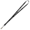 View Image 1 of 2 of Smooth Nylon Lanyard - 1/2" - 34" - Snap with Metal Bulldog Clip - 24 hr