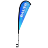 View Image 1 of 3 of Standard 10' Event Tent - Sail Sign Banner Kit - One Sided