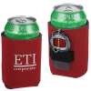 View Image 1 of 5 of Can Kooler with Bottle Opener