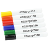 View Image 1 of 4 of Broad Line Dry Erase Marker - Chisel Tip - Assorted - 6pk