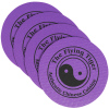 View Image 1 of 2 of Vinyl Coasters - Set of Four - 4" Circle