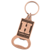 View Image 1 of 3 of Delton Bottle Opener Keychain - Rectangle