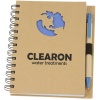 View Image 1 of 2 of Die Cut Recycled Notebook - Globe - 24 hr