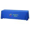 View Image 1 of 4 of Serged Closed-Back Stain Resistant Table Throw - 8'