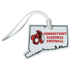 View Image 1 of 4 of Soft Vinyl Full-Color Luggage Tag - Connecticut