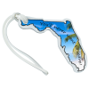 View Image 1 of 4 of Soft Vinyl Full-Color Luggage Tag - Florida