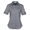 View Image 1 of 2 of Performance Oxford Short Sleeve Shirt - Ladies'
