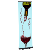 View Image 1 of 4 of Economy Retractor Fabric Banner Display - 24"