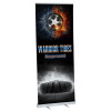View Image 1 of 4 of Economy Retractor Fabric Banner Display - 31-1/2"