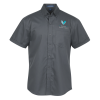 View Image 1 of 3 of Performance Twill Short Sleeve Shirt - Men's