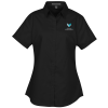 View Image 1 of 3 of Performance Twill Short Sleeve Shirt - Ladies'