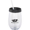 View Image 1 of 2 of Stemless Fiesta Tumbler with Straw - 20 oz.