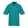 View Image 1 of 3 of Signature Pique Golf Pocket Polo - Men's