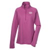 View Image 1 of 3 of Under Armour Corporate Stripe 1/4-Zip Pullover - Ladies' - Embroidered