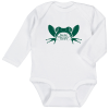 View Image 1 of 2 of Rabbit Skins Infant Long Sleeve Onesie - White