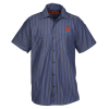 View Image 1 of 3 of Red Kap Technician Short Sleeve Striped Work Shirt