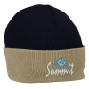 View Image 1 of 2 of Contrast Cuff Knit Beanie