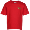 View Image 1 of 3 of 5.2 oz. Cotton  T-Shirt - Toddler - Embroidered