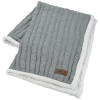 View Image 1 of 4 of Elegant Cable Knit Chenille Throw