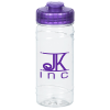 View Image 1 of 3 of Refresh Cyclone Water Bottle with Flip Lid - 16 oz. - Clear