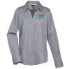 View Image 1 of 3 of Cromwell Pinpoint Oxford Cotton Shirt - Ladies' - 24 hr
