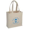 View Image 1 of 2 of Wine and Grocery 14 oz. Cotton Tote