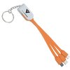 View Image 1 of 5 of Rotate Charging Cable Keychain
