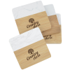 View Image 1 of 2 of Marble & Bamboo Coaster Set
