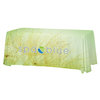 View Image 1 of 6 of Serged Open-Back Satin Table Throw - 6'