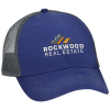 View Image 1 of 3 of Colorblocked Twill Meshback Cap