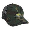 View Image 1 of 2 of Richardson Trucker Snapback Cap - Army Camo