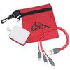 View Image 1 of 5 of Ripstop Techie Charging Pouch