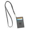 View Image 1 of 5 of Genuine Leather ID Holder with Lanyard