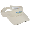 View Image 1 of 2 of Lightweight Brushed Twill Visor - Embroidered