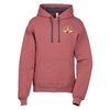 View Image 1 of 3 of Fruit of the Loom Sofspun Microstripe Hoodie - Embroidered