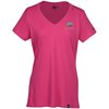 View Image 1 of 3 of New Era Legacy Blend V-Neck Tee - Ladies' - Embroidered