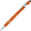 View Image 1 of 4 of Incline Soft Touch Stylus Metal Pen - Laser Engraved - 24 hr