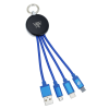 View Image 1 of 6 of Metallic Light-Up Logo Charging Cable